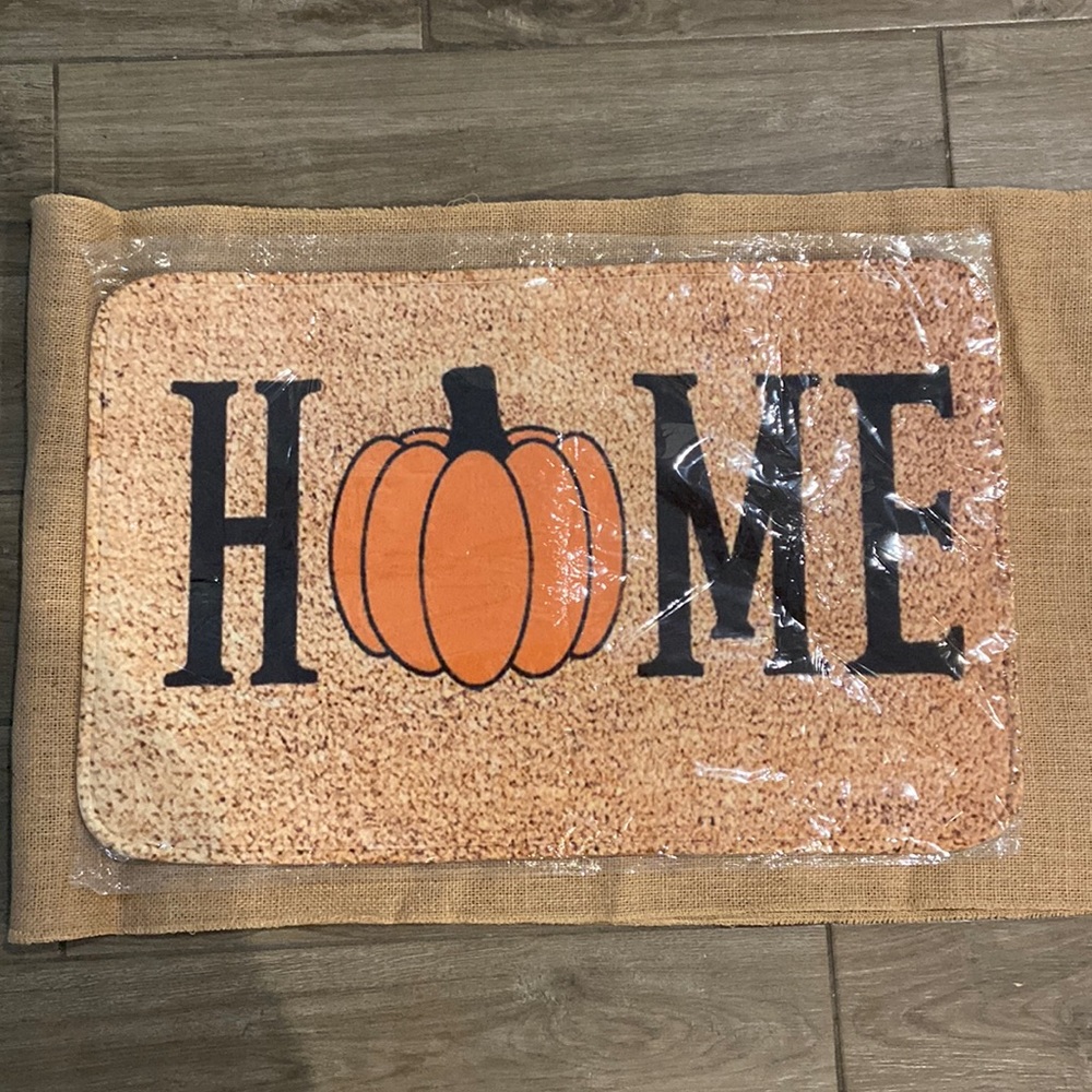 Pumpkin Floor Mat